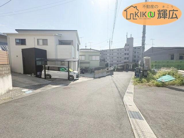 明石市大久保町松陰　土地の前面道路含む現地写真