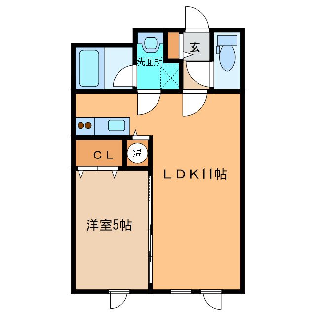 リリス418の間取り