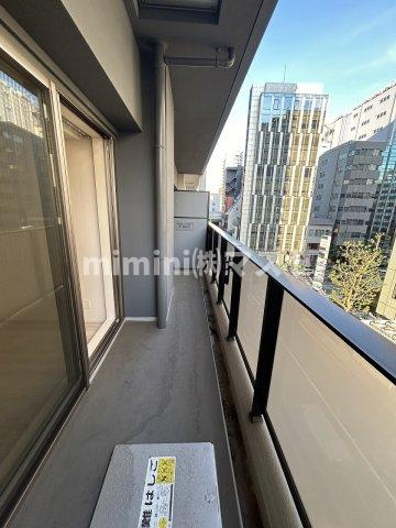 プレミストタワー靭本町のバルコニー