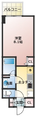 Dimus北浜の間取り