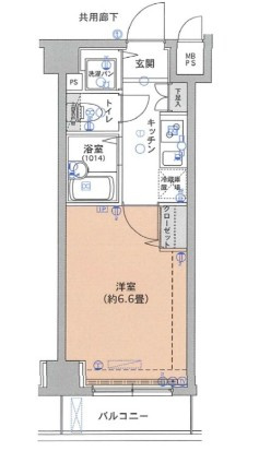 ヴェルト亀戸Ⅱの間取り