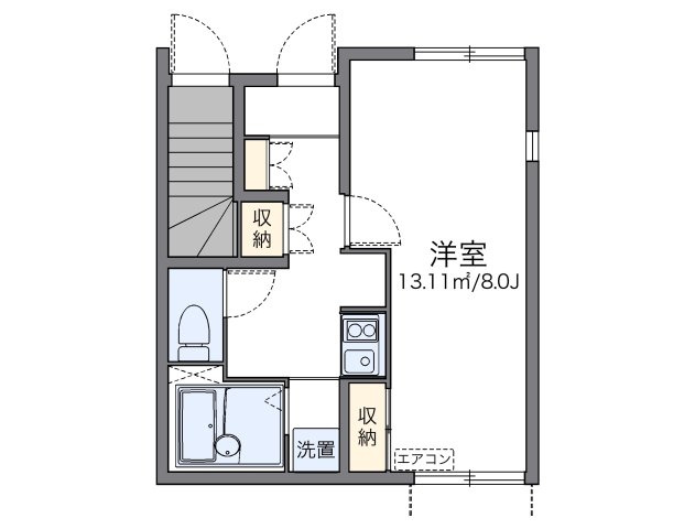 レオネクストあけぼのの間取り