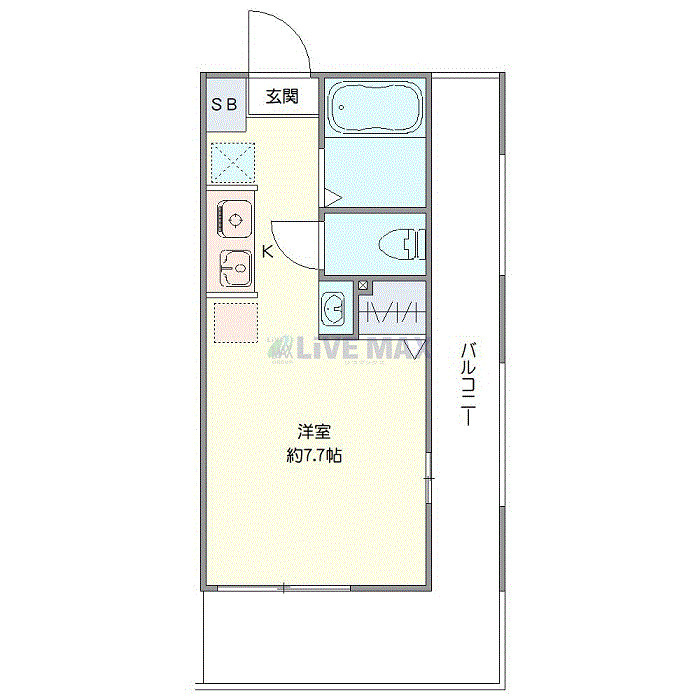 ラフィーネ反町の間取り