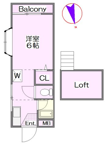 パティオハイツの間取り