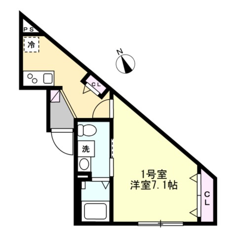 ベイルーム中山グランデの間取り