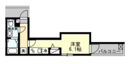 ベイルーム西横濱Ⅰの間取り