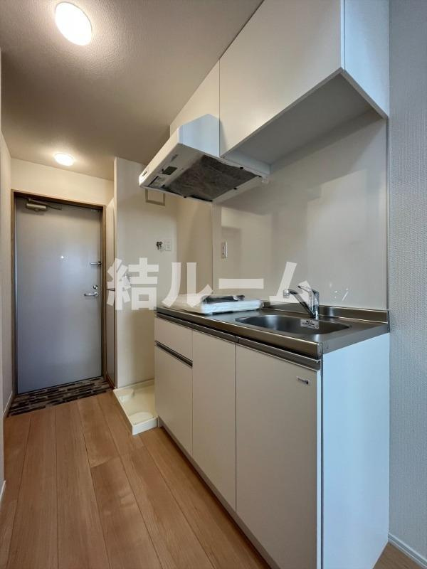 板橋区常盤台４丁目のアパートのキッチン