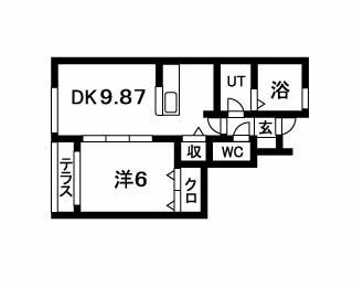 【間取り】 | フォリーベルジェールE棟
