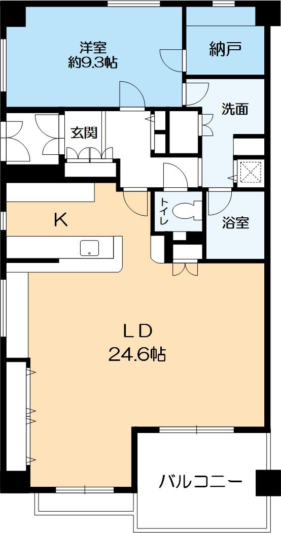 名次町ロジュマンの間取り