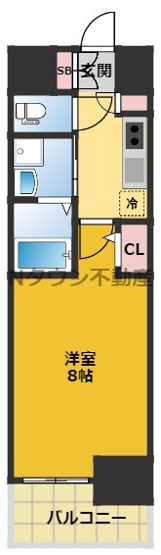 【間取り】 | エステムコート名古屋今池アーバンゲート | 間取りです