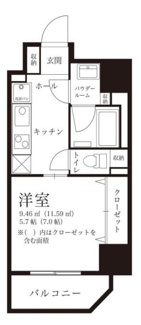 【間取り】 | eins kuramae(アインス蔵前)