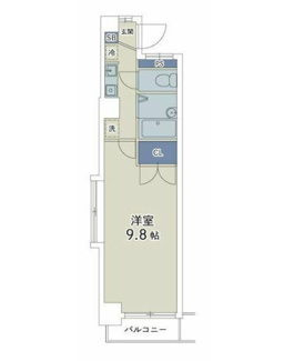 【間取り】 | ＰＬＥＮＤＹ稲毛海岸 | 間取りです。