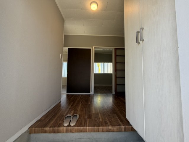 郡山市昭和町１丁目貸家の玄関