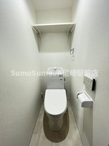 大阪市西淀川区御幣島６丁目のアパートのトイレ|シンプルで使いやすいトイレです