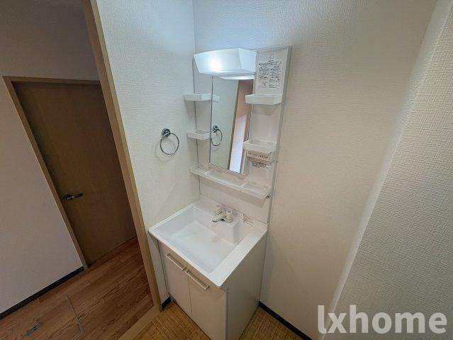 ますみマンションの洗面所|使いやすい洗面所です