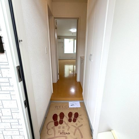 はまだ荘の玄関