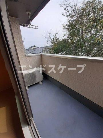 リトル　ウッズⅡのバルコニー|高崎、前橋のお部屋探しはエンドスケープまで！お客様の理想お聞かせ下さい♪