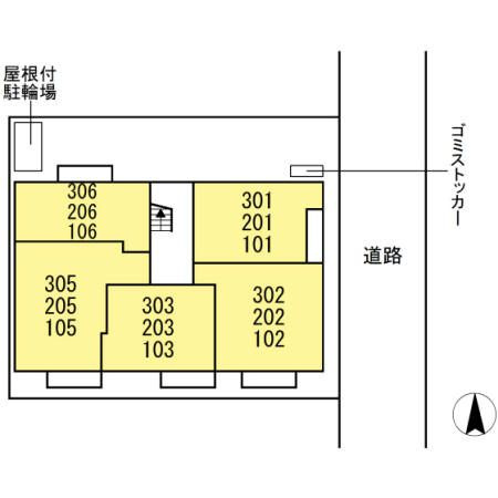 セントバーバラ国立の区画図