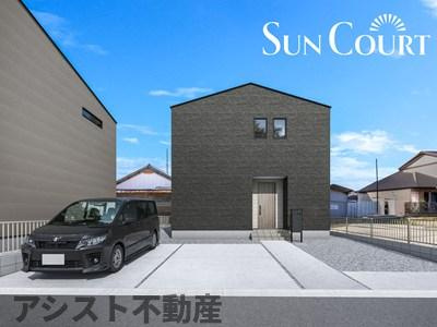 サンコート 飯塚市東徳前の外観パース|外観パースです