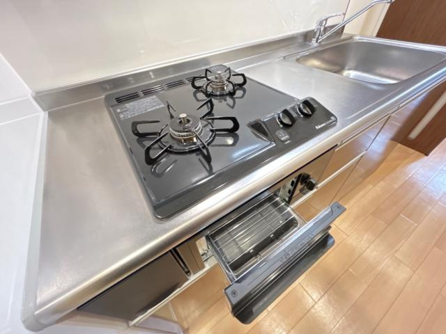 【キッチン】 | 2口ガスコンロ