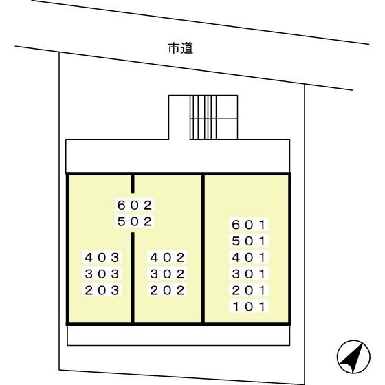 オリゾン立川の区画図