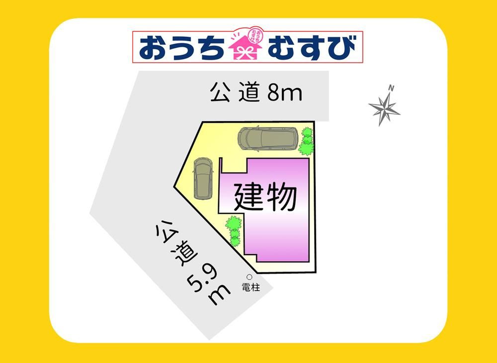 北区清水535(全1棟)の区画図