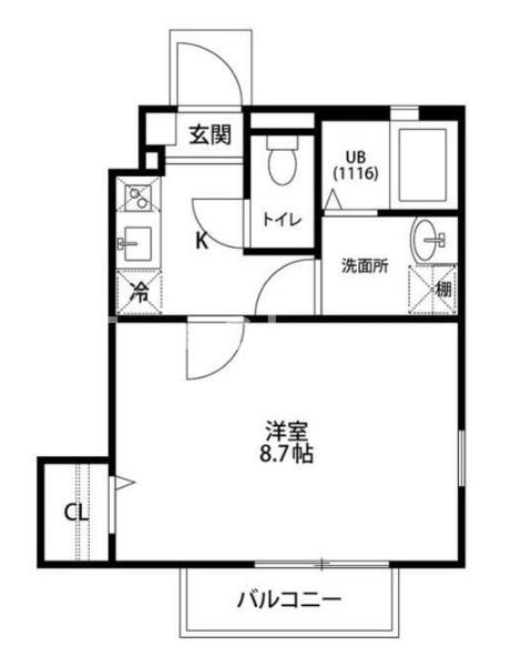 アムールMKⅡの間取り