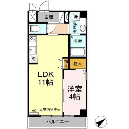 オリゾン立川の間取り
