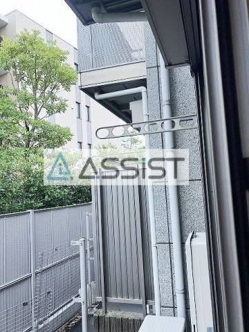 石川台レジデンスのバルコニー