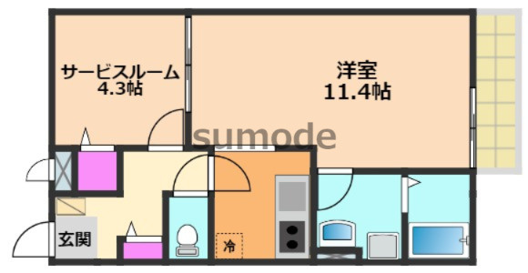 オーク太田Ⅱの間取り