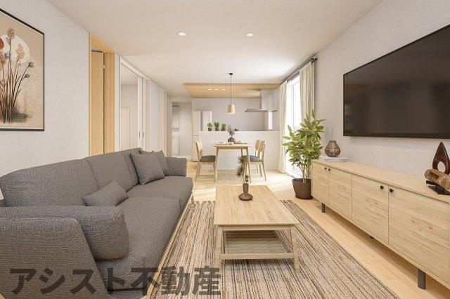 サンコート 飯塚市伊岐須の居間・リビング|イメージです