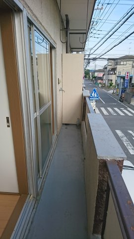 アサイハイツのバルコニー
