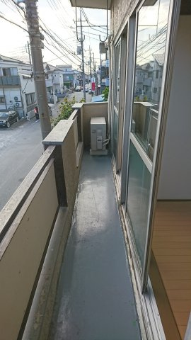 アサイハイツのバルコニー