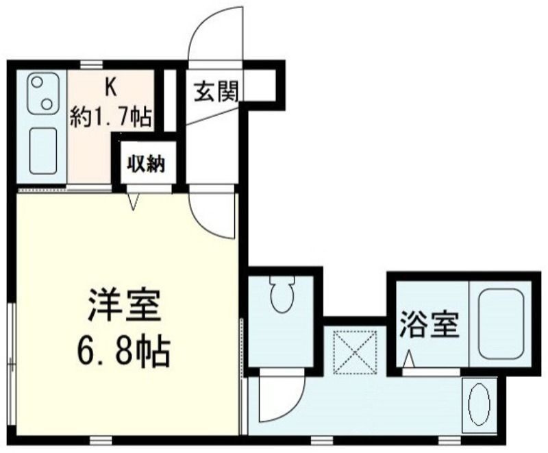 クラッシーコートの間取り|間取りです。