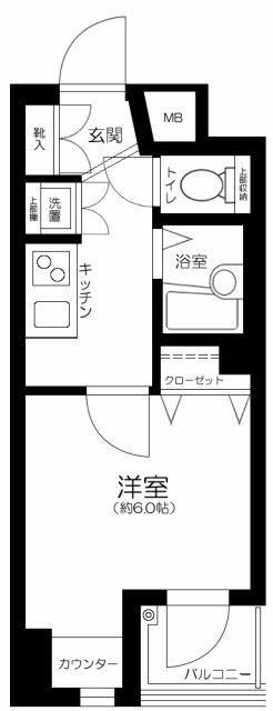 ドルチェ日本橋・キャナルシティーの間取り