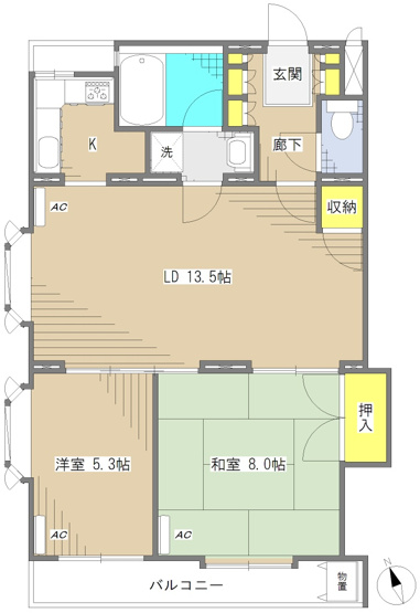 【間取り】 | プリミエール江原