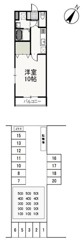 Ｖｅｒｄｅ大供の間取り