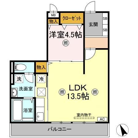 エスポワール青江の間取り