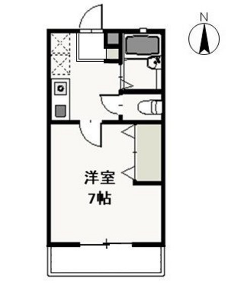 ピアチェーレ Bの間取り