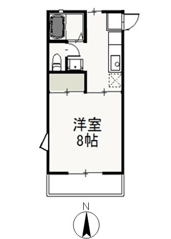 S.T.Villa TSUSHIMA Aの間取り