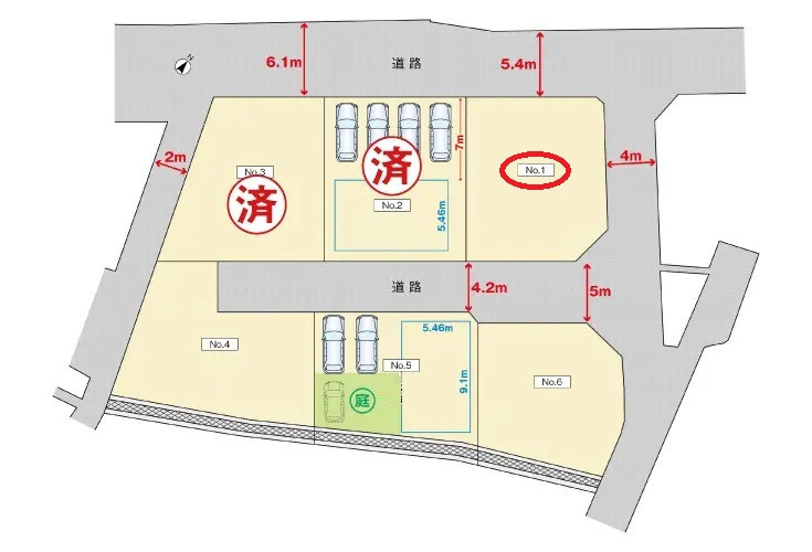 安佐南区八木３丁目の土地図