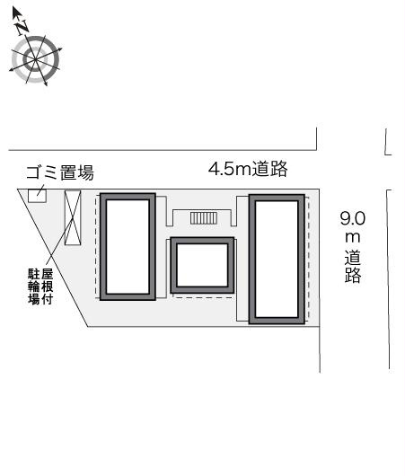 レオパレスシュテルンヒュンフの区画図