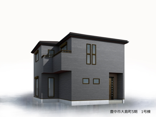リーブルガーデン豊中市大島町5期の外観パース