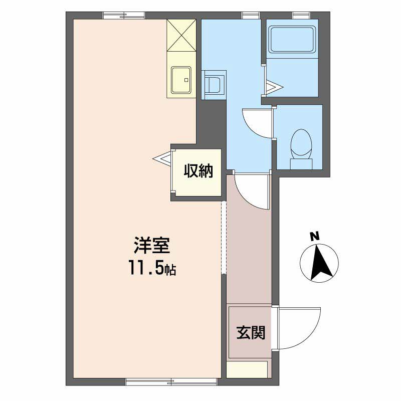 コーポ時岡の間取り