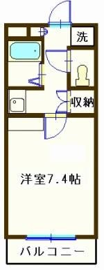 キャピタルヒロの間取り