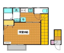 市川市平田１丁目のアパートの間取り