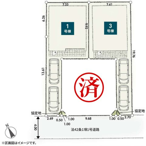 相模原市南区相南第12の区画図