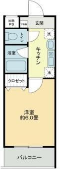 パピ中野ラウンジの間取り|間取りです。