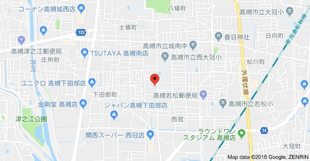 SUNハイム城南の地図