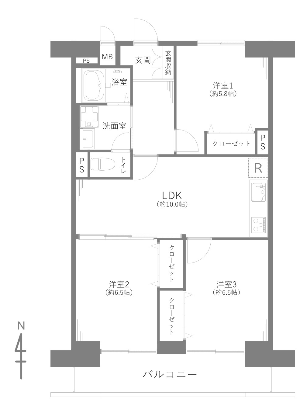 【間取り】の画像